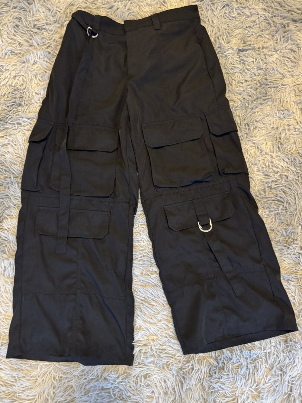 Bershka Black Cargo Pants - Picture 1 of 3